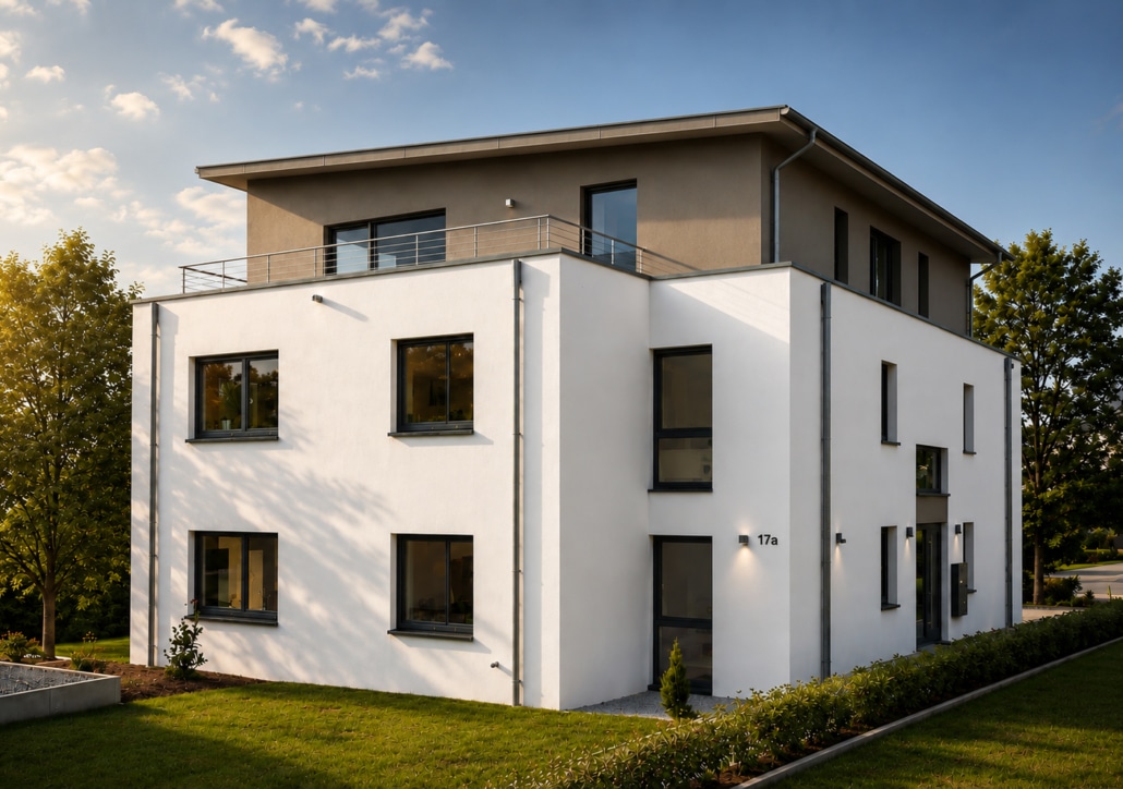 Moderne Altersvorsorge im Bauhausstil Head