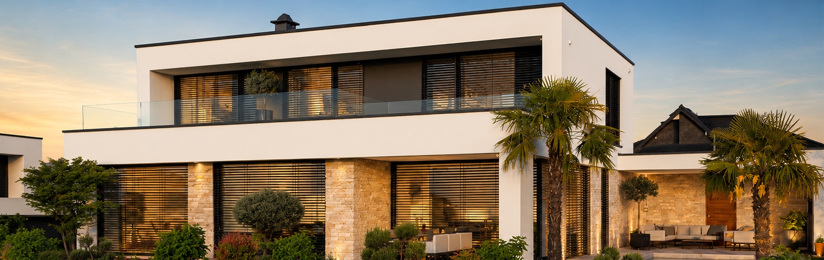 Mediterrane Moderne in der Eifel Slider